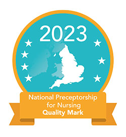 Nurse recruitment - How we support and invest in you - Preceptorship - Quality Mark Logo Nurse recruitment - How we support and invest in you - Preceptorship - Quality Mark Logo